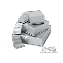Khuôn cầu thang tròn/vuông/tim (bộ 3 khuôn) đổ bánh rau câu 4D