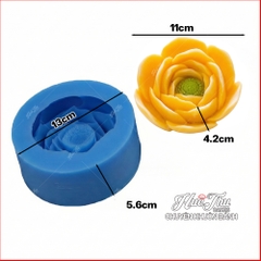 Khuôn silicon Hồng Trà Đại 13cm làm bánh rau câu 3D 4D nhấn xôi, fondant, socola, nến hanmade