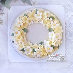 Khuôn silicon Hoa Mai Lộc Phát (12 bông) làm bánh rau câu 3D 4D nhấn xôi, fondant, socola, nến hanmade trang trí Hũ Vàng