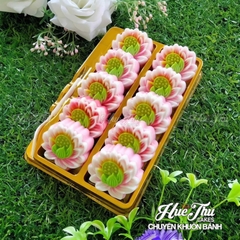 Combo khuôn silicon 5 Hoa Sen 5cm, 5 Hoa Cúc 5cm, 10 Hoa Hồng 3/5cm làm bánh rau câu, bánh da lợn