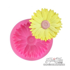 Khuôn silicon Hoa Hướng Dương Mặt Trời 5.5cm làm bánh rau câu 3D 4D nhấn xôi, fondant, socola, nến hanmade
