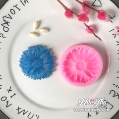Khuôn silicon Hoa Hướng Dương Mặt Trời 5.5cm làm bánh rau câu 3D 4D nhấn xôi, fondant, socola, nến hanmade