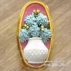 Khuôn silicon Chùm Hoa Osmanthus Mộc Tê 7.9cm làm bánh rau câu 3D 4D nhấn xôi, fondant, socola, nến hanmade