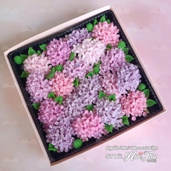 Khuôn silicon Chùm Hoa Osmanthus Mộc Tê 7.9cm làm bánh rau câu 3D 4D nhấn xôi, fondant, socola, nến hanmade