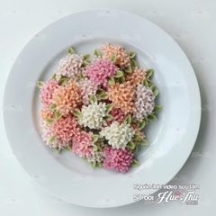 Khuôn silicon Chùm Hoa Osmanthus Mộc Tê 7.9cm làm bánh rau câu 3D 4D nhấn xôi, fondant, socola, nến hanmade