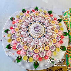 Khuôn silicon Mẫu Đơn Cánh Xoắn 11/13.8cm làm bánh rau câu 3D 4D nhấn xôi, fondant, socola, nến hanmade