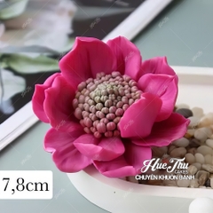 Khuôn silicon Hoa Sen A242 làm bánh rau câu 3D 4D nhấn xôi, fondant, socola, nến hanmade