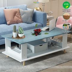 Bàn Trà Sofa Phòng Khách Thiết Kế Đơn Giản Gỗ MDF BSF-37 ZataFu
