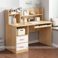 Bàn Học Bàn Làm Việc Có Kệ Sách Và Ngăn Kéo BLV-172 ZataFu