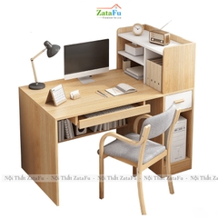 Bàn Làm Việc Thiết Kế Đơn Giản Kết Hợp Kệ Sách Và Ngăn Kéo Tiện Lợi BLV-171 ZataFu
