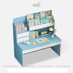 Bàn Học Cho Bé Tiểu học Có Kệ Sách BLV-19