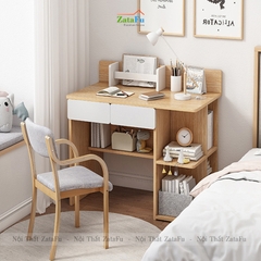Bàn học liền kệ sách dưới xinh xắn BLV-65