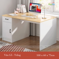Bàn làm việc gỗ phong cách tối giản BLV-28