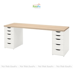 Bàn làm việc học tập gaming nhiều ngăn kéo BLV-37