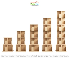 Kệ Đựng Sách Xoay 360 Độ Kệ Gỗ Trang Trí Sách Vở Kệ Xoay Cho Bé KTT-143 ZataFu