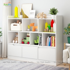 Tủ Kệ Sách Gỗ MDF Trang Trí Phòng KTT-63