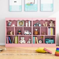 Kệ Sách Gỗ Để Sàn Xin Xắn Trang Trí Phòng Học, Phòng Ngủ Cho BÉ KTT-81