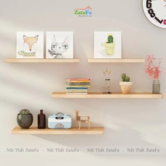 Kệ decor treo tường nhiều kích thước rộng 12cm KTT-91