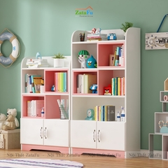 Tủ Kệ Sách Trang Trí Phối Màu Sinh Đông Cho Nội Thất Trẻ Em, Phòng Khách TUTT-45