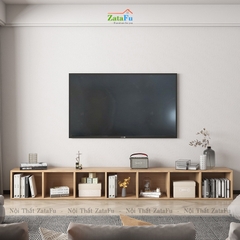 Kệ trang trí tivi phòng khách ô vuông độc đáo KTV-26