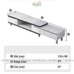 Kệ Tủ Tivi Thiết Kế Hiện Đại Trang Trí Phòng Khách Có Thể Tùy Chỉnh Kích Thước KVT-47 ZataFu