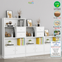 Tủ Sách Gỗ Trang Trí Phòng Khách TUTT-43