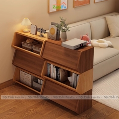 Tủ Gỗ Trang Trí Lục Giác Để Đồ Đa Năng Tủ Gỗ TUTT-61 ZataFu