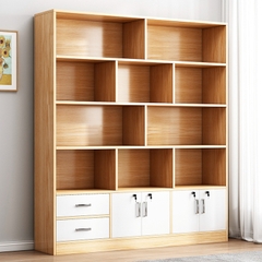 Tủ Kệ Sách Gỗ Trang Trí Phòng Khách TUTT-17