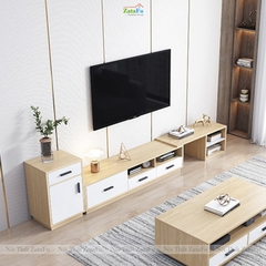 Kệ Tủ TiVi Phòng Khách Tùy Chỉnh Kích Thước Thiết Kế Thông Minh KTV-50 ZataFu