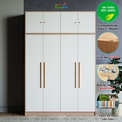 Tủ quần áo cao gỗ MDF loại cao 2m3 TQA-03