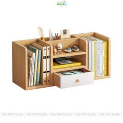 Kệ Sách Để Bàn, Kệ Đựng Đồ Hồ Sơ Tài Liệu Đa Năng KTT-136 ZataFu