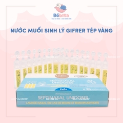 NƯỚC MUỐI SINH LÝ GIFRER TÉP VÀNG