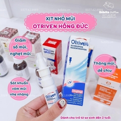 XỊT NHỎ MŨI OTRIVEN ĐỨC 0.025%