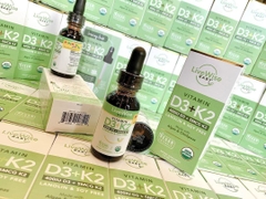 VITAMIN D3+K2 HỮU CƠ LIVEWISE MỸ 0-3Y