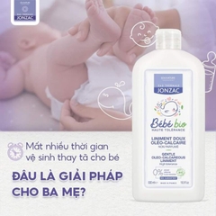 KEM LÀM SẠCH VÙNG TÃ MẶC VÀ NGỪA HĂM JONZAC BEBE BIO 500ml