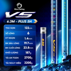 Cần câu V5 Plus CC-51 Synthesis tổng hợp