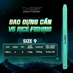 Bao Đựng Cần Câu Rice Fishing TC-22 nâng cấp dạng bao cứng chống thấm nước
