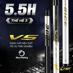 Cần Câu Đài V5 CC-41 5,5H Thế hệ 3 Rice Fishing Carbon 30T & 40T Phiên Bản Mới 2025