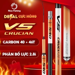 Cần câu đài V5 Diếc CC-33 phiên bản Crucian Sport