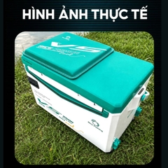 Đệm thùng câu đài V5 PK-60 Rice FIshing chất liệu FOAM bề mặt PU chống thấm nước