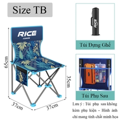 Ghế câu cá dã ngoại KK-7 Hạ Bích Rice Fishing