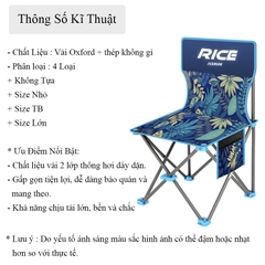 Ghế câu cá dã ngoại KK-7 Hạ Bích Rice Fishing
