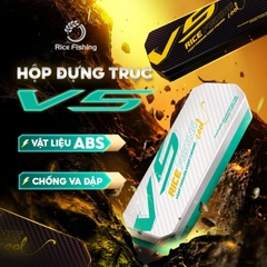 Hộp đựng trục V5 HP-21 6 ngăn RICE FISHING chất liệu ABS chống va đập