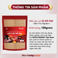 Mồi câu Rô Phi V5 MT-18 Rice Fishing hương vị tanh (Sản Phẩm Trải Nghiệm)