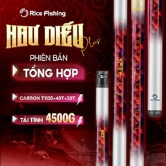 Cần câu đài Rice Fishing Ngư Điếu Plus Đỏ bản Tổng hợp