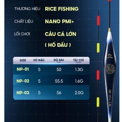 Phao hố đấu NGƯ ĐIẾU RICE FISHING 2026 PC-48