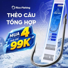 Thẻo câu đài LC-33 Tổng Hợp Rice Fishing chuyên dụng câu rô chép tự nhiên & tổng hợp