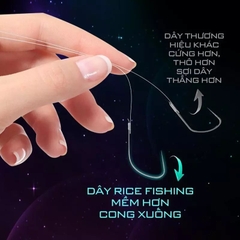 Thẻo câu đài NANH SÓI V5 LC-28 Rice Fishing siêu nhẹ siêu cứng thép carbon