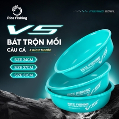 Bát trộn mồi câu cá, khay đựng mồi Rice Fishing HP-22 chuyên dụng câu đài, câu đơn cao cấp