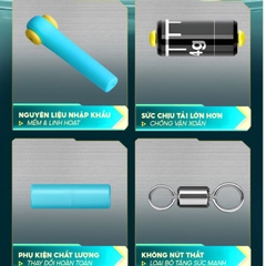 Dây trục câu đài V5 RICE FISHING nylon lụa Nhật siêu mềm DC-30